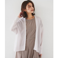 【体型カバー/日除け】ドルマンスリーブ ガーターカーディガン