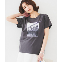 【洗える/ロゴ】プリントジャージTシャツ