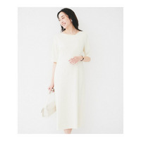 【きれいめ/上品/夏ワンピ】アシメネックワンピース