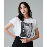 【コットン100/プリントロゴ】フォトTシャツ