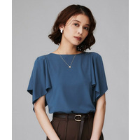 【きれいめ／接触冷感／日本製】ハンカチスリーブプルオーバー