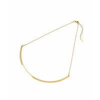 【ステンレス】カーヴィプレートショートネックレス