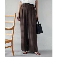 ストレッチ2タックワイドパンツ