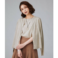 【前後2WAY/アンサンブル可/ゆったり】シアーカーディガン