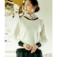 【アンサンブル可/きれいめ】ウールミラノリブニット