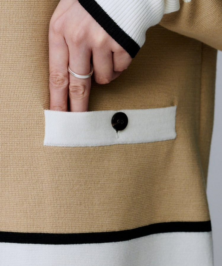 【アンサンブル可/ジャケット風/オフィスカジュアル】ウールミラノリブカーディガン30