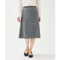 【洗えるスーツ／ストレッチ】ウール混ジャージ マーメイドスカート
