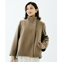 【着回しが効く／オンオフアウター】ウールショートコート