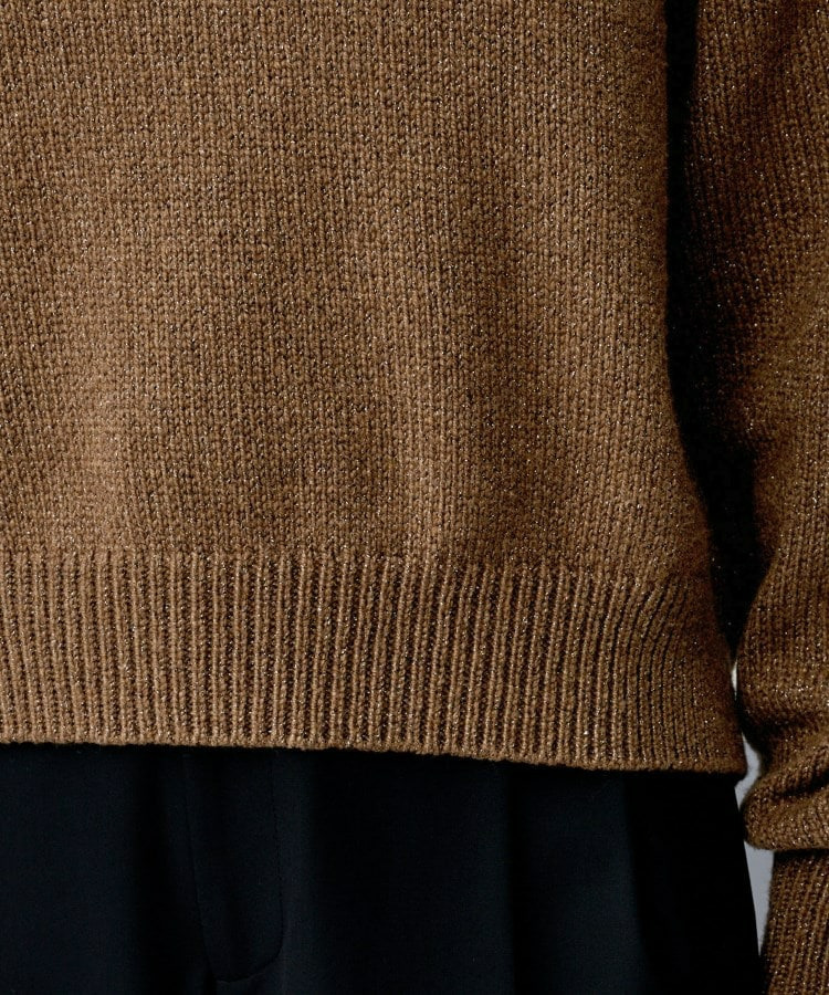 【セットアップ可能/ゆったりサイズ】ラメニットプルオーバー25