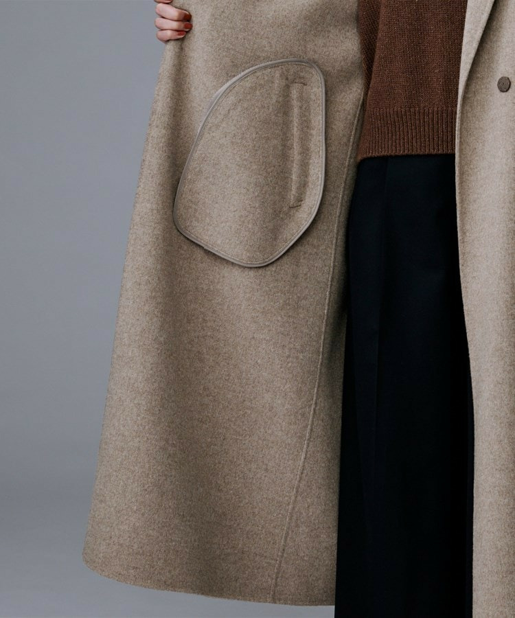 【ロング丈/軽やか】テーラード リバーコート20