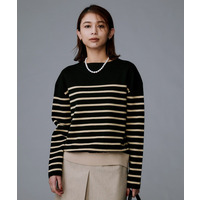 【洗える/長く着られる】モックネックミラノリブニット