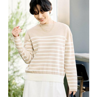 【洗える/長く着られる】モックネックミラノリブニット