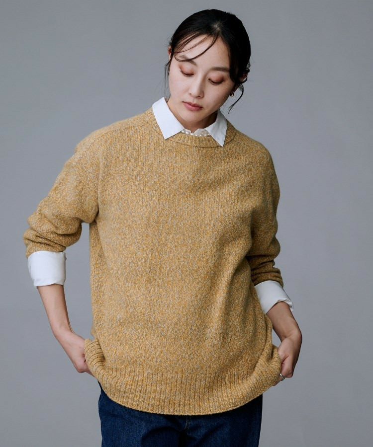 三つ杢カラーニット1