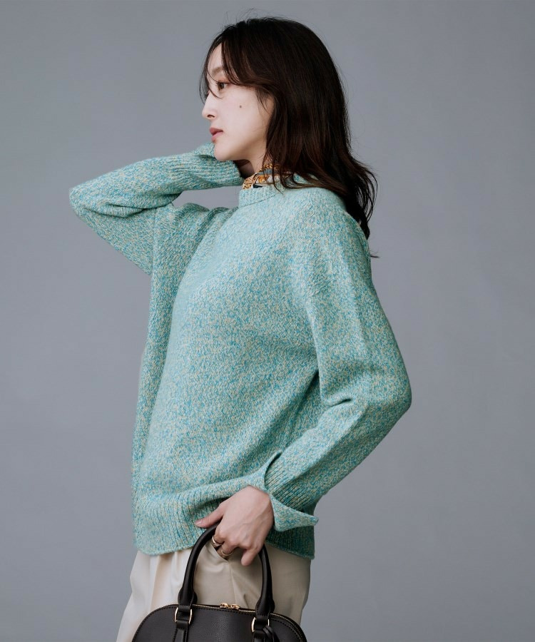 三つ杢カラーニット8