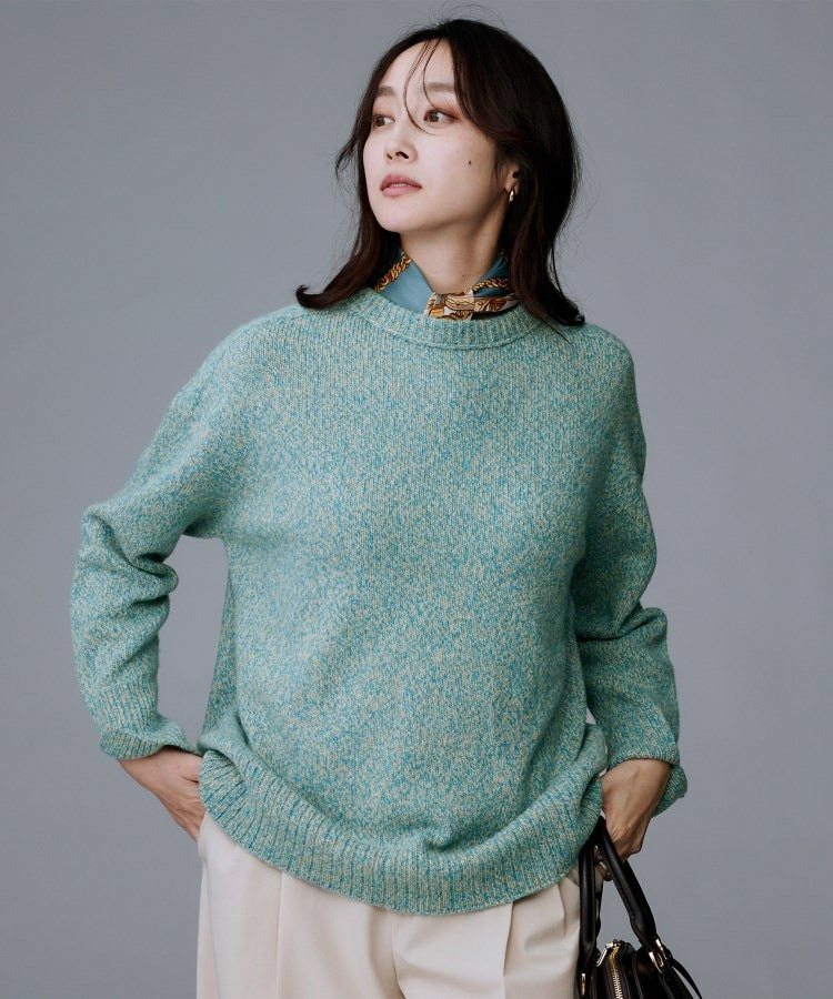 三つ杢カラーニット1