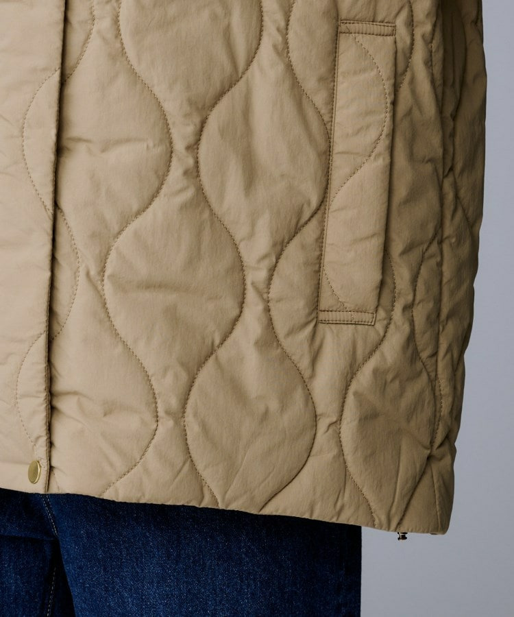 【軽量/洗える/ファスナー付き】中綿 キルトコート29