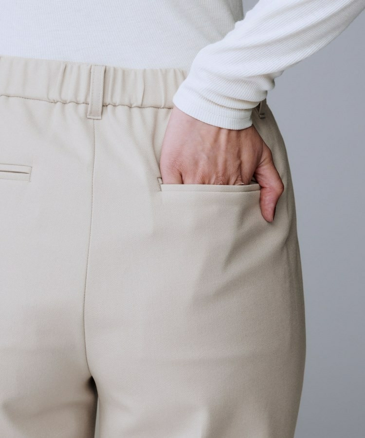 【あったか素材/ストレッチ性】裏起毛テーパードパンツ28