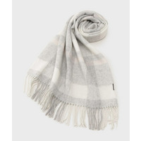 【名品／定番人気】ウールチェックストール