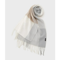 【名品／定番人気】ウールチェックマフラー