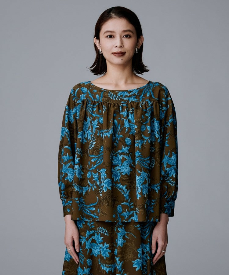 【洗える/セットアップ可能】オーナメントフラワー ブラウス11