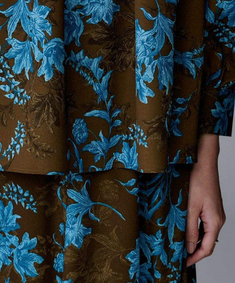 【洗える/セットアップ可能】オーナメントフラワー ブラウス17