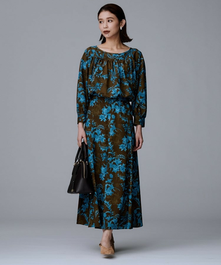 【洗える/セットアップ可能】オーナメントフラワー ブラウス9