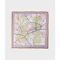 【manipuri】65×65正方形 コラージュサムウェア シルクスカーフ