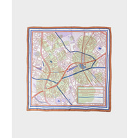 【manipuri】65×65正方形 コラージュサムウェア シルクスカーフ