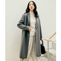 【スタイリッシュ/オンオフ兼用】ウールチェスターコート