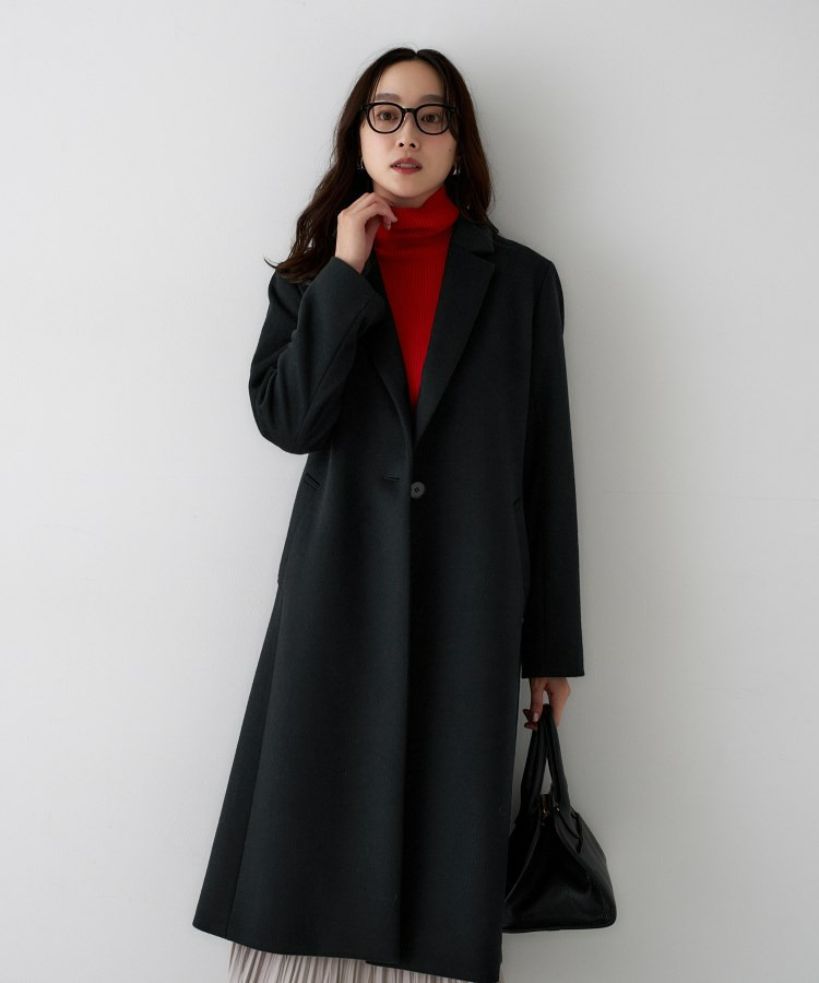 【スタイリッシュ/オンオフ兼用】ウールチェスターコート1