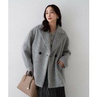 【エレガントジャケット/アウター】イタリアンシャギーPコート