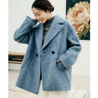 【エレガントジャケット/アウター】イタリアンシャギーPコート