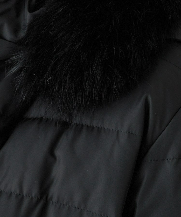 【はっ水機能/フード取り外し可】ミディダウンコート17