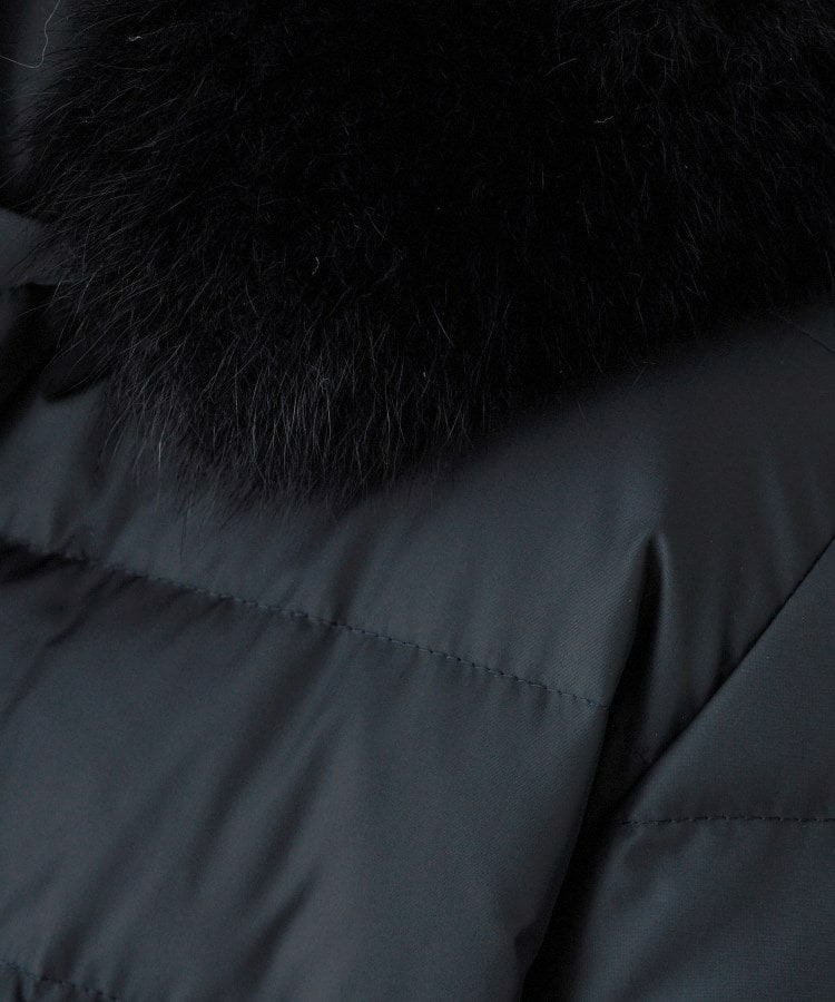 【はっ水機能/フード取り外し可】ミディダウンコート23