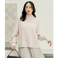 【8色展開/リラクシー】ウールカシミヤ ハイネックニット