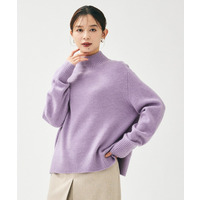 【8色展開/洗える】ウールカシミヤ ハイネックニット