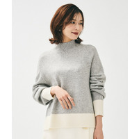 【8色展開/洗える】ウールカシミヤ ハイネックニット