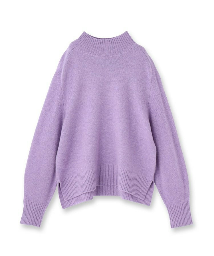 【8色展開/リラクシー】ウールカシミヤ ハイネックニット2