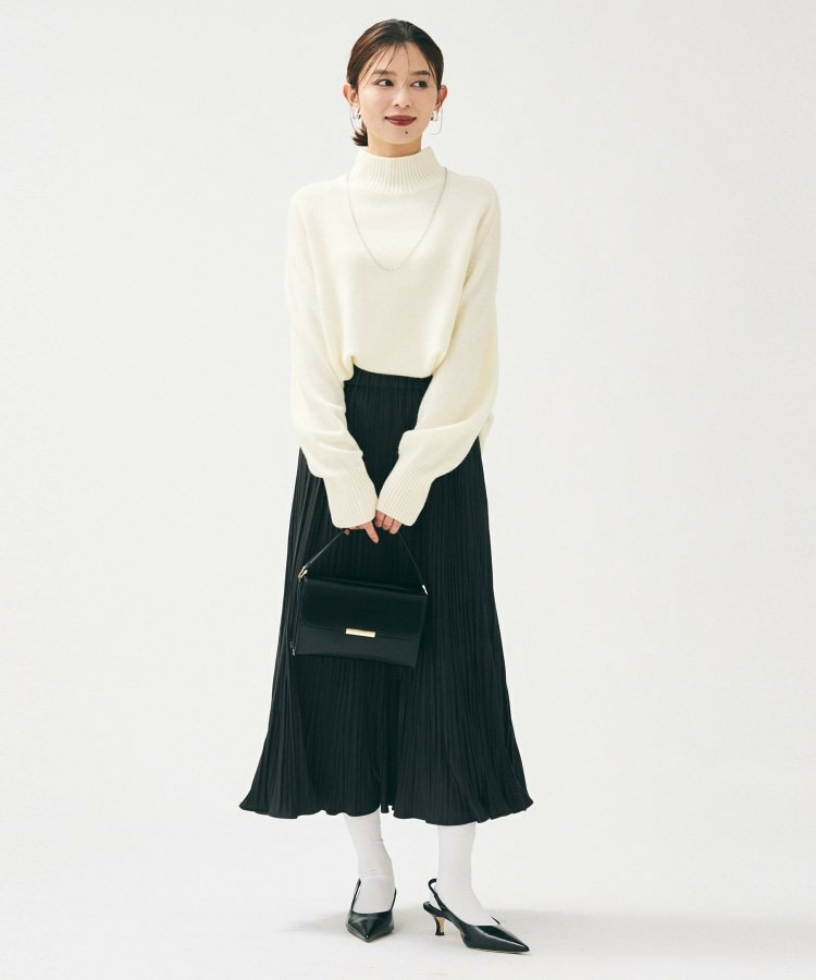 【8色展開/リラクシー】ウールカシミヤ ハイネックニット5