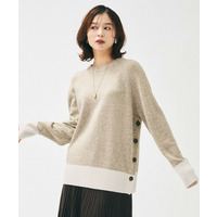 【重ね着もおすすめ/リラクシー】ウールカシミヤ クルーネックニット