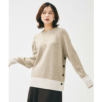 【重ね着もおすすめ/洗える】ウールカシミヤ クルーネックニット