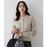 【ラメ風/着映え】ファンシーヤーン カーディガン