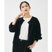 【ラメ風/着映え】ファンシーヤーン カーディガン