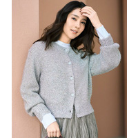 【ラメ風/着映え】ファンシーヤーン カーディガン