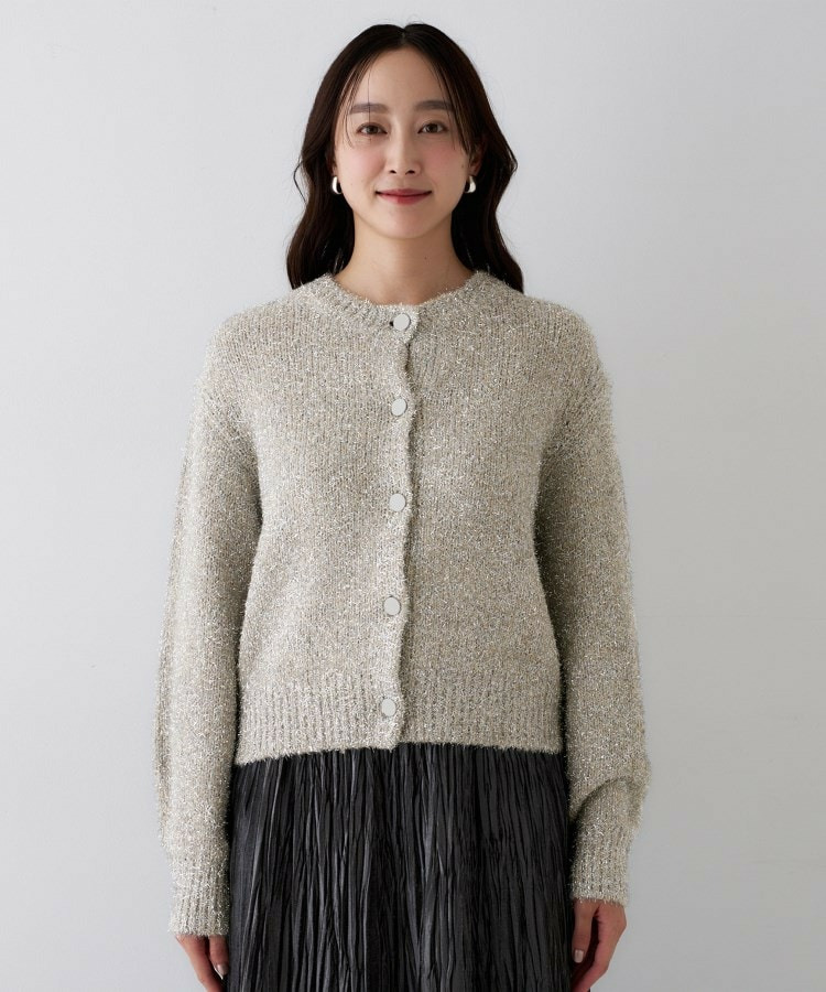 【ラメ風/着映え】ファンシーヤーン カーディガン11