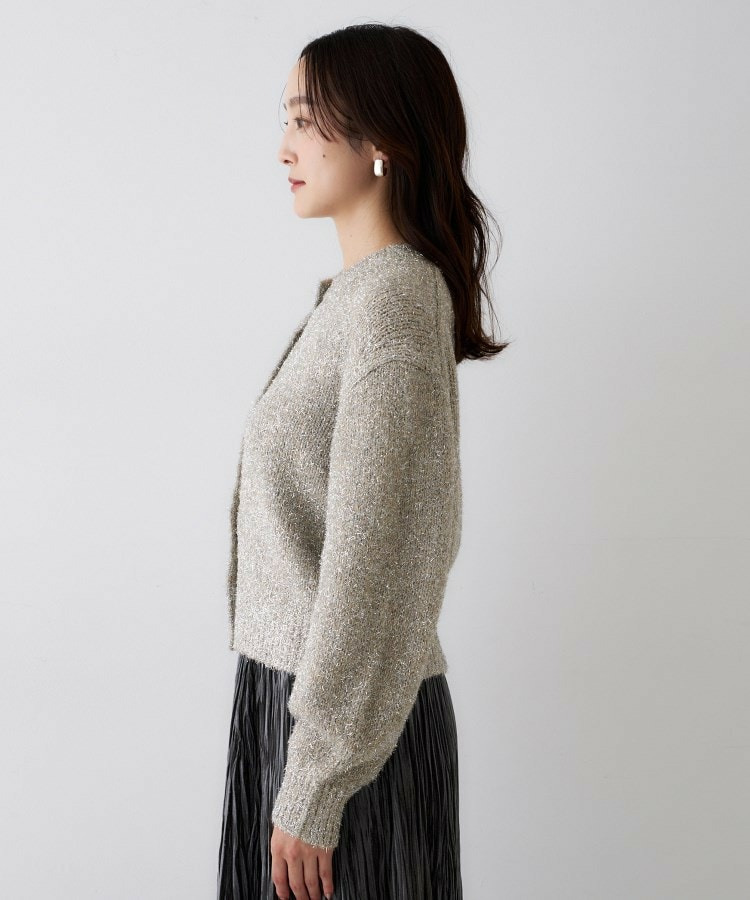 【ラメ風/着映え】ファンシーヤーン カーディガン12