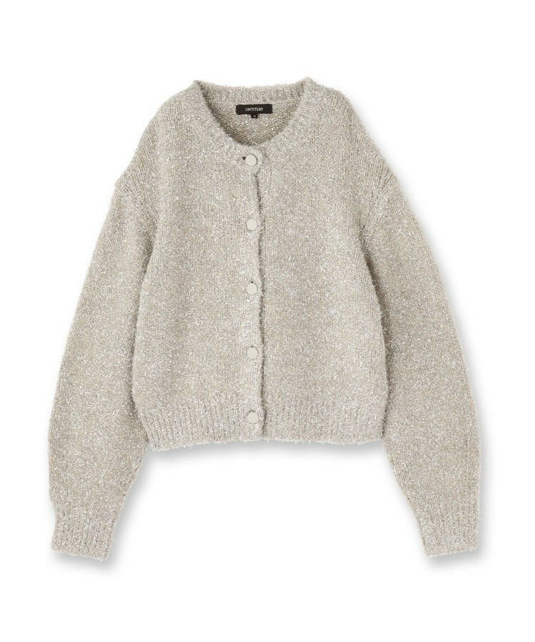 【ラメ風/着映え】ファンシーヤーン カーディガン2