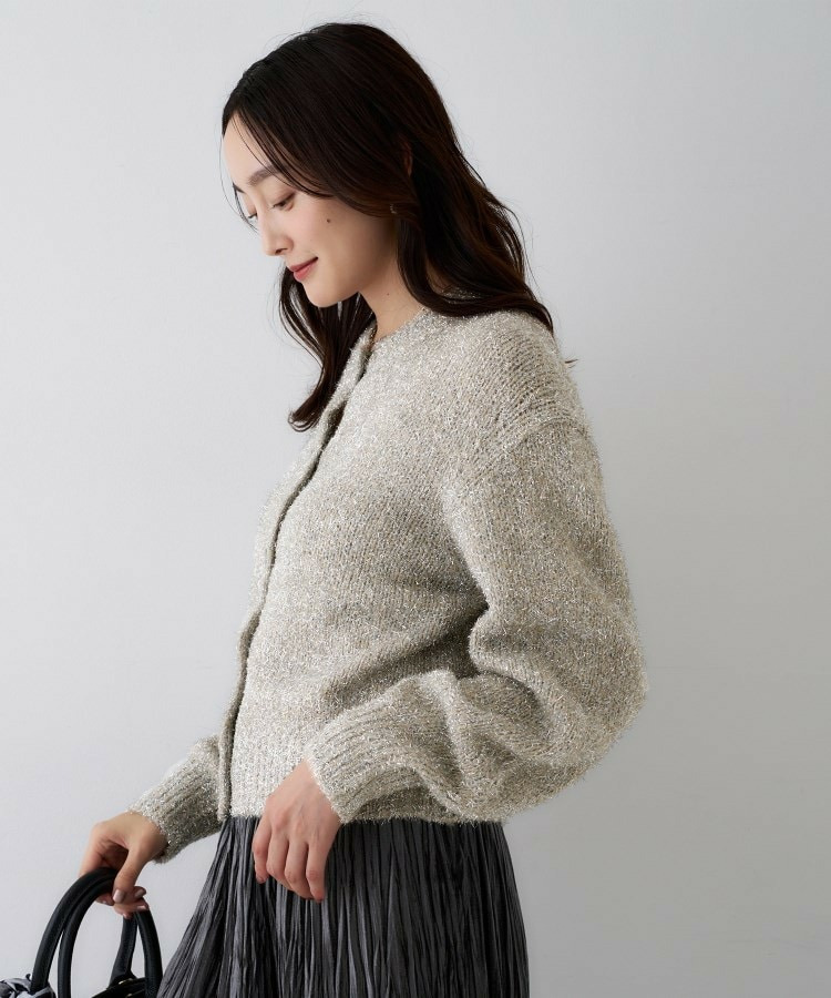 【ラメ風/着映え】ファンシーヤーン カーディガン8