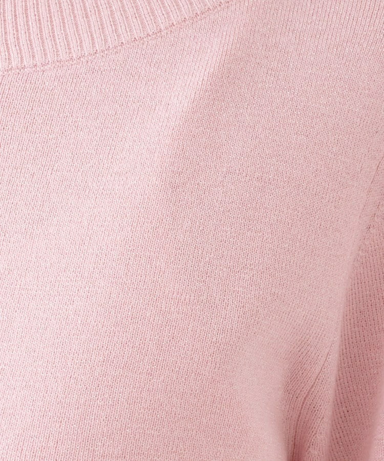 【きれいめ/程よくすっきり】ラメ入りワイドボートネックニット14