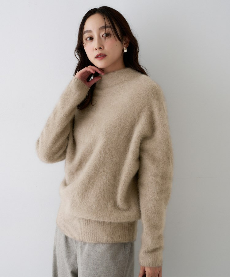 【大人な品格/ふわふわニット】フォックスカシミヤ コクーンニット11